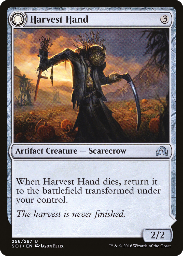 Image of Harvest Hand (SOI-256) - Shadows over Innistrad: (Double Faced Transform)