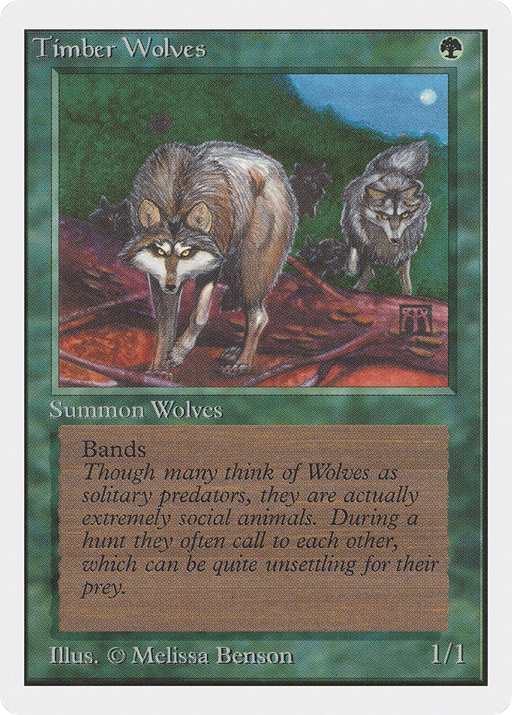 Image of Timber Wolves (2ED-) - Unlimited Edition