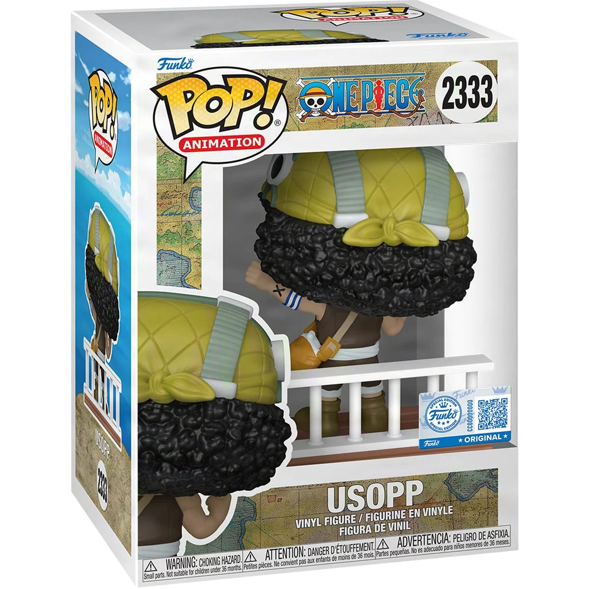 Image of One Piece Straw Hat Pirates Usopp Funko Pop! Vinyl Figure #2333 - Entertainment Earth Exclusive