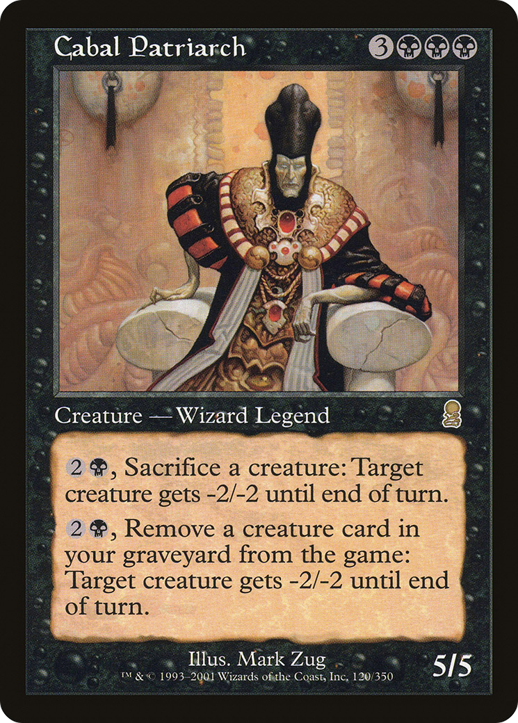 Image of Cabal Patriarch (ODY-120) - Odyssey Foil