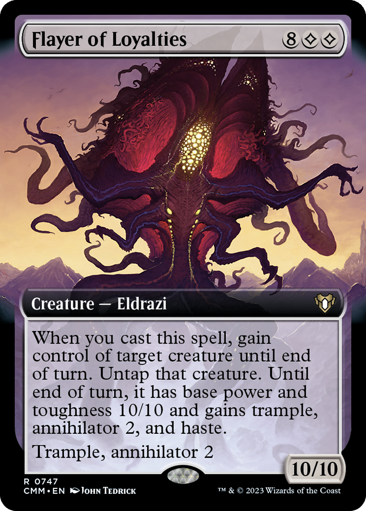 Image of Flayer of Loyalties (Extended Art) (CMM-747) - Commander Masters: (Extended Art)