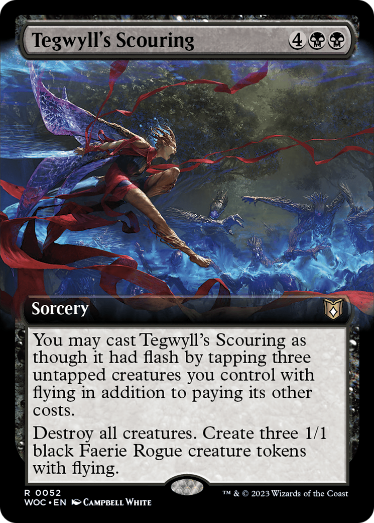Image of Tegwyll's Scouring (Extended Art) (WOC-052) - Wilds of Eldraine Commander: (Extended Art)