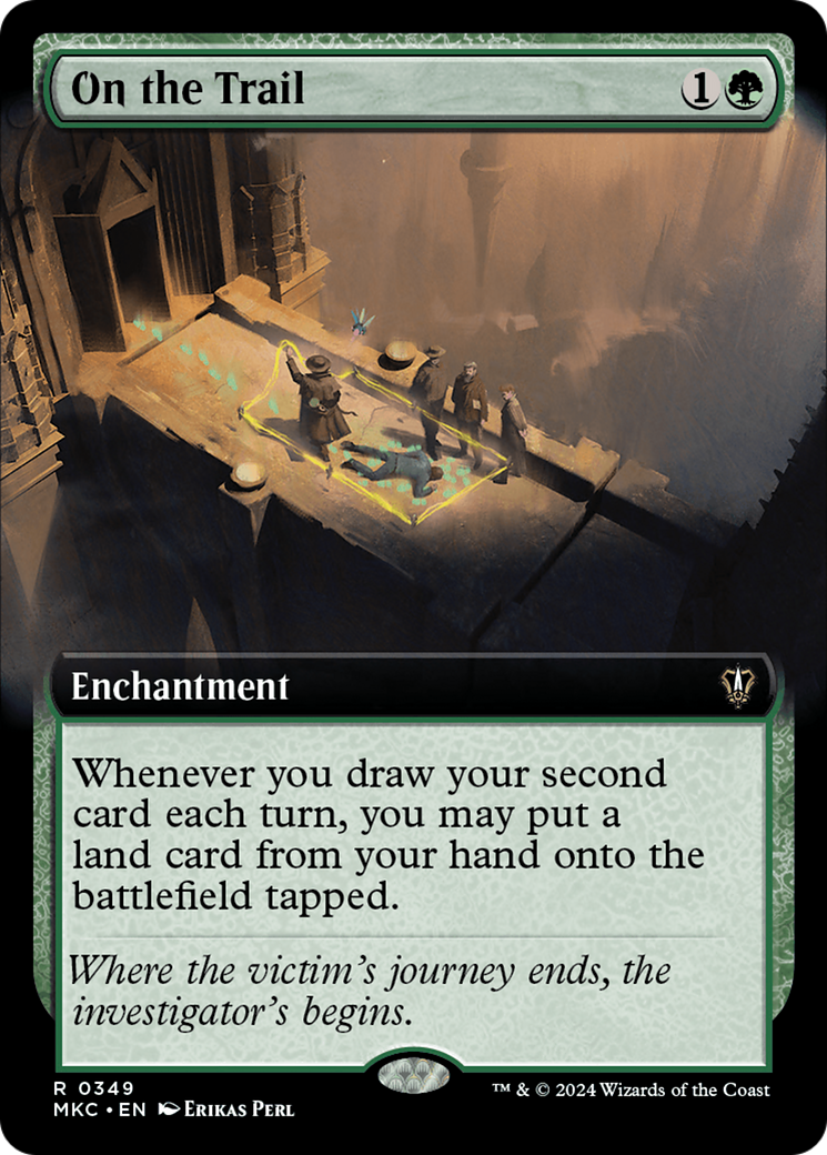 Image of On the Trail (Extended Art) (MKC-349) - Murders at Karlov Manor Commander: (Extended Art)