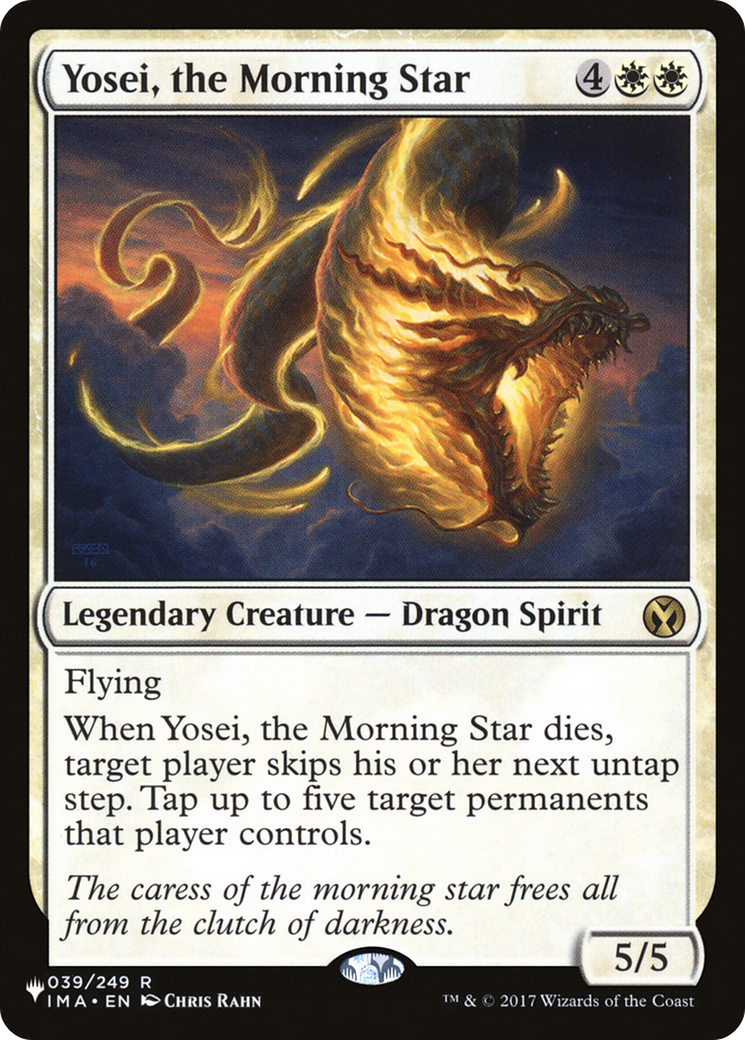 Image of Yosei, the Morning Star (LIST-IMA-39) - The List