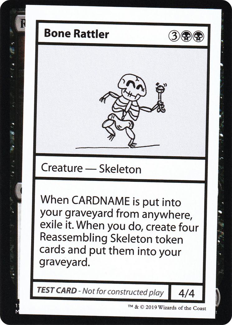 Image of Bone Rattler (No PW Symbol) (CMB1-) - Mystery Booster Playtest Cards 2021