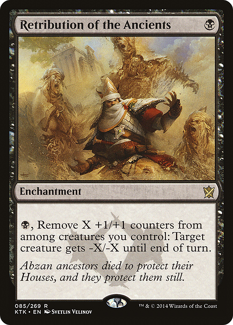 Image of Retribution of the Ancients (KTK-085) - Khans of Tarkir Foil