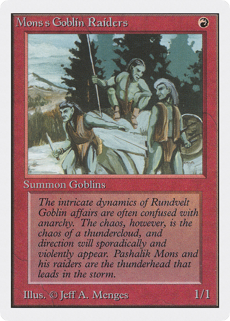 Image of Mons's Goblin Raiders (2ED-) - Unlimited Edition