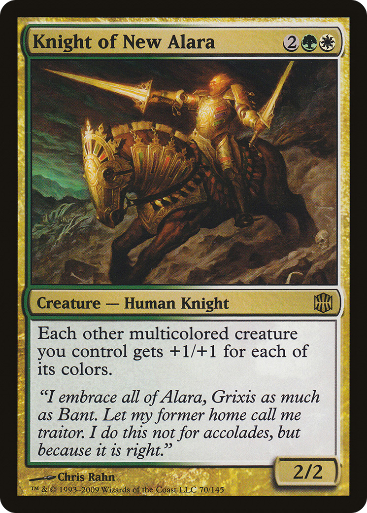 Image of Knight of New Alara (ARB-070) - Alara Reborn Foil