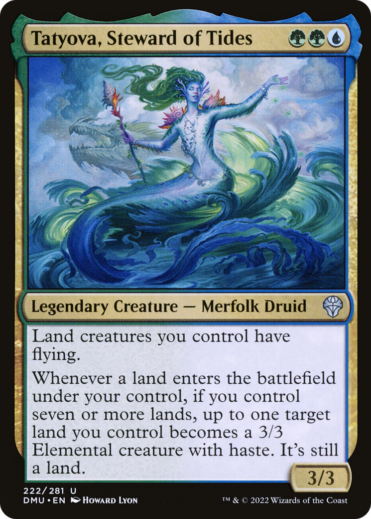 Image of Tatyova, Steward of Tides (DMU-222) - Dominaria United Foil