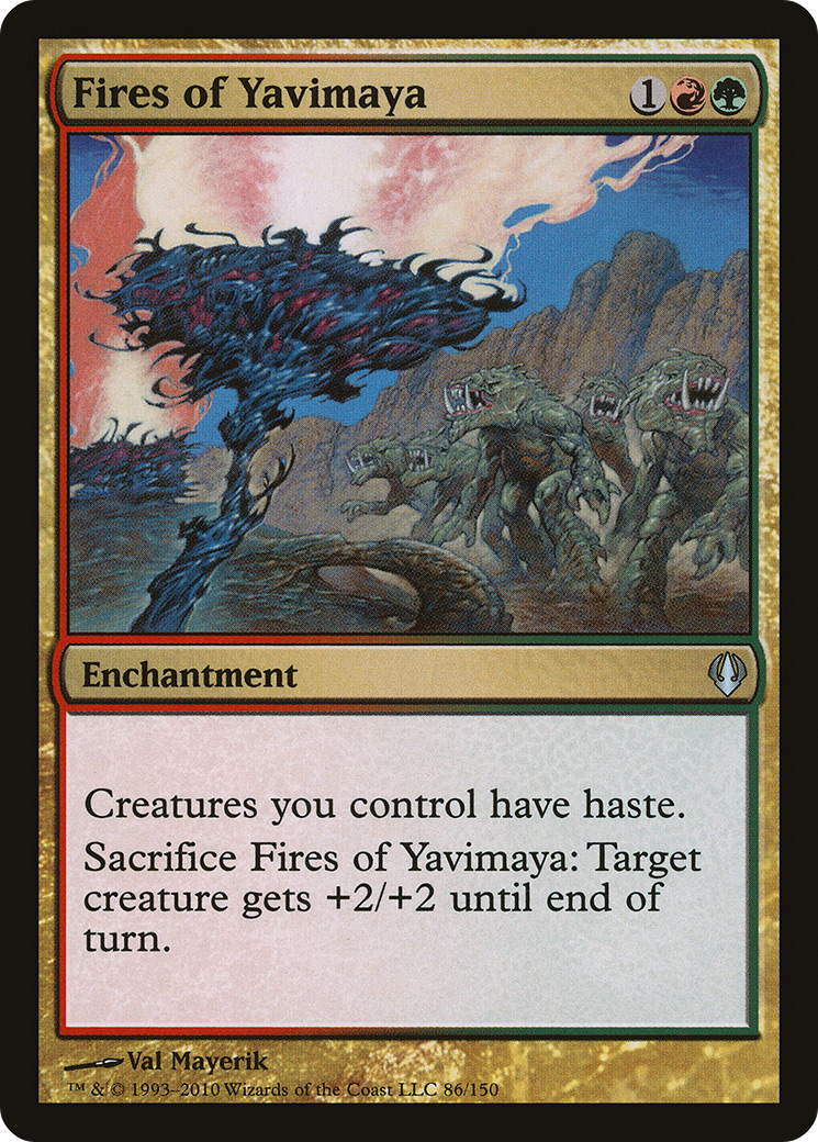 Image of Fires of Yavimaya (ARC-086) - Archenemy