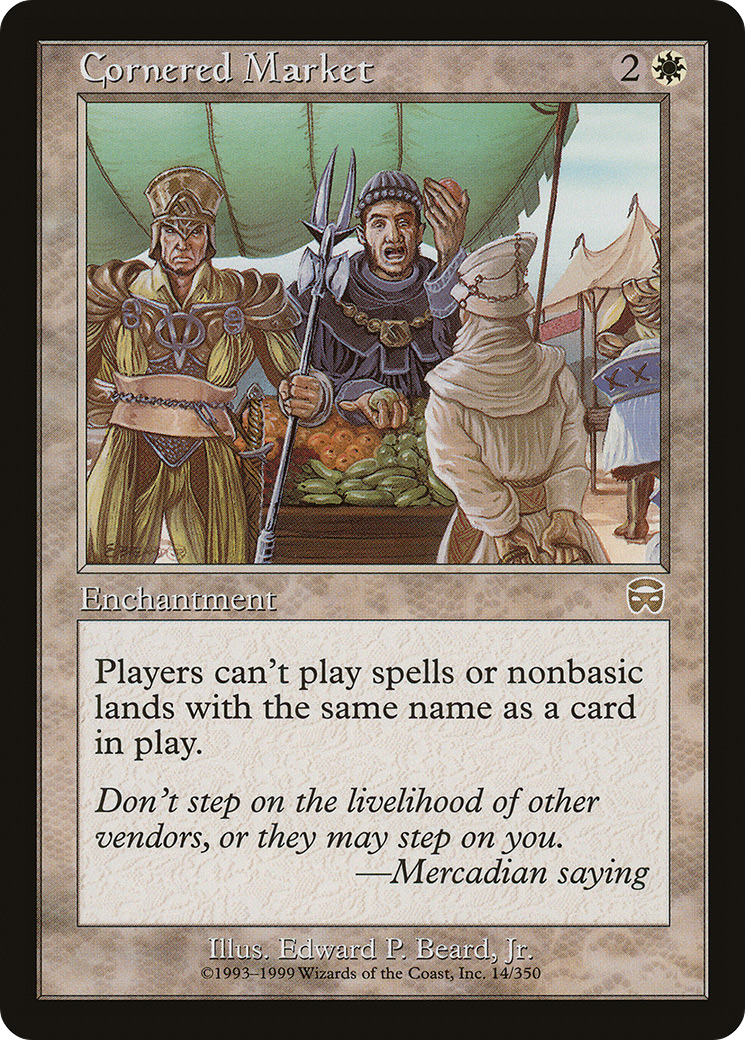 Image of Cornered Market (MMQ-014) - Mercadian Masques