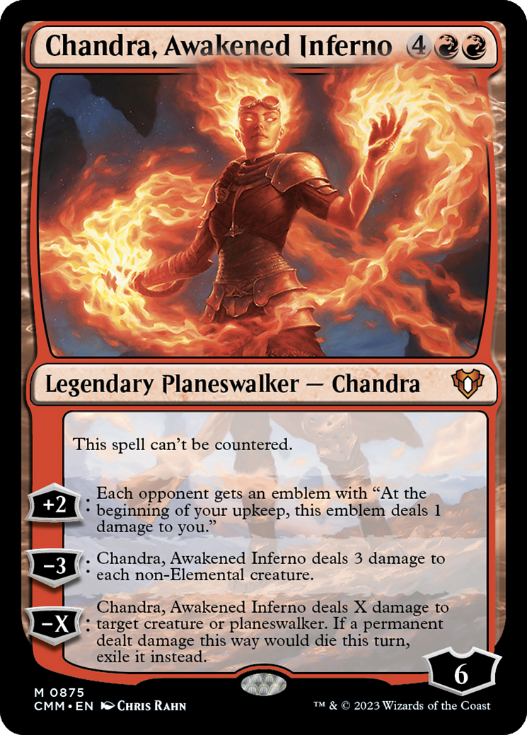 Image of Chandra, Awakened Inferno (CMM-875) - Commander Masters