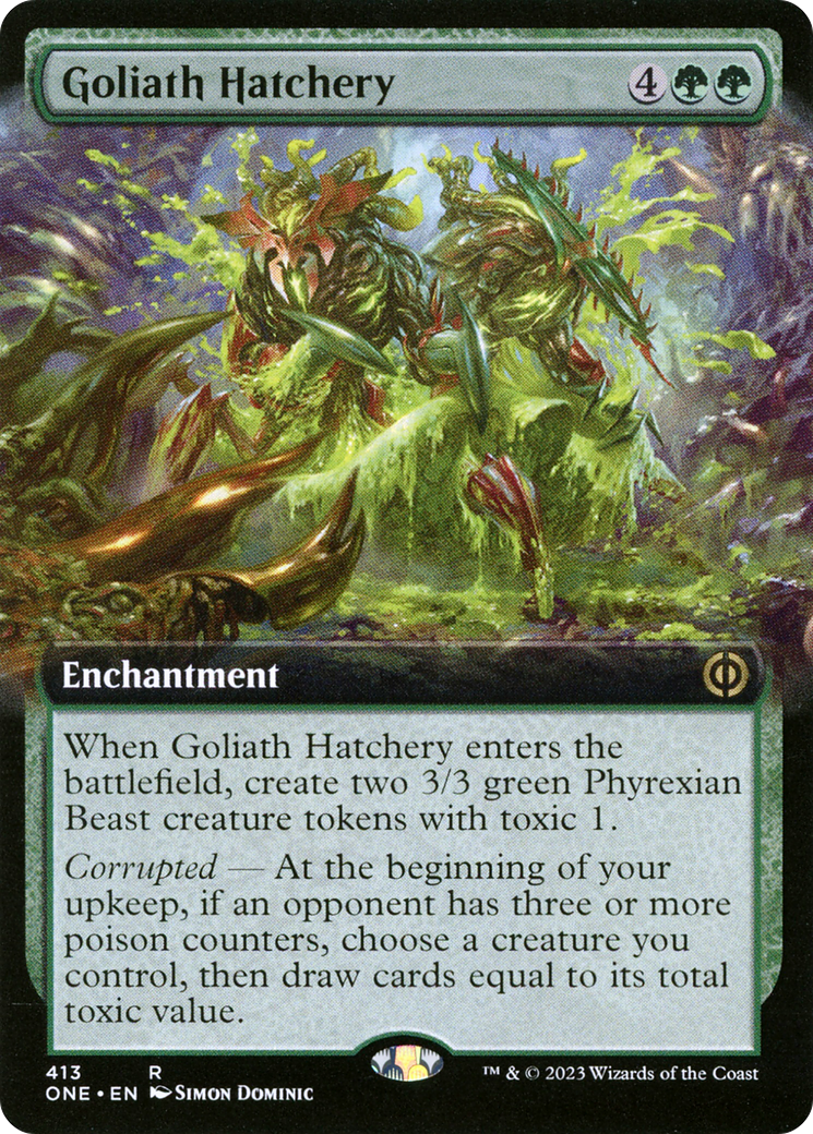 Image of Goliath Hatchery (Extended Art) (ONE-413) - Phyrexia: All Will Be One: (Extended Art)