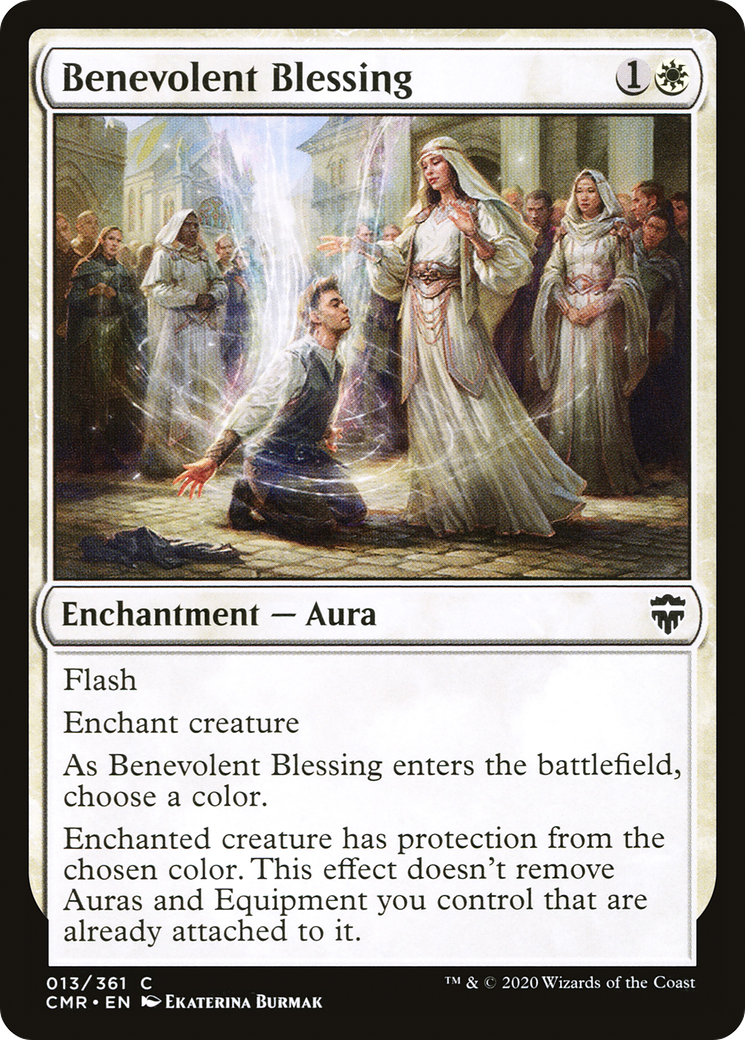 Image of Benevolent Blessing (CMR-013) - Commander Legends