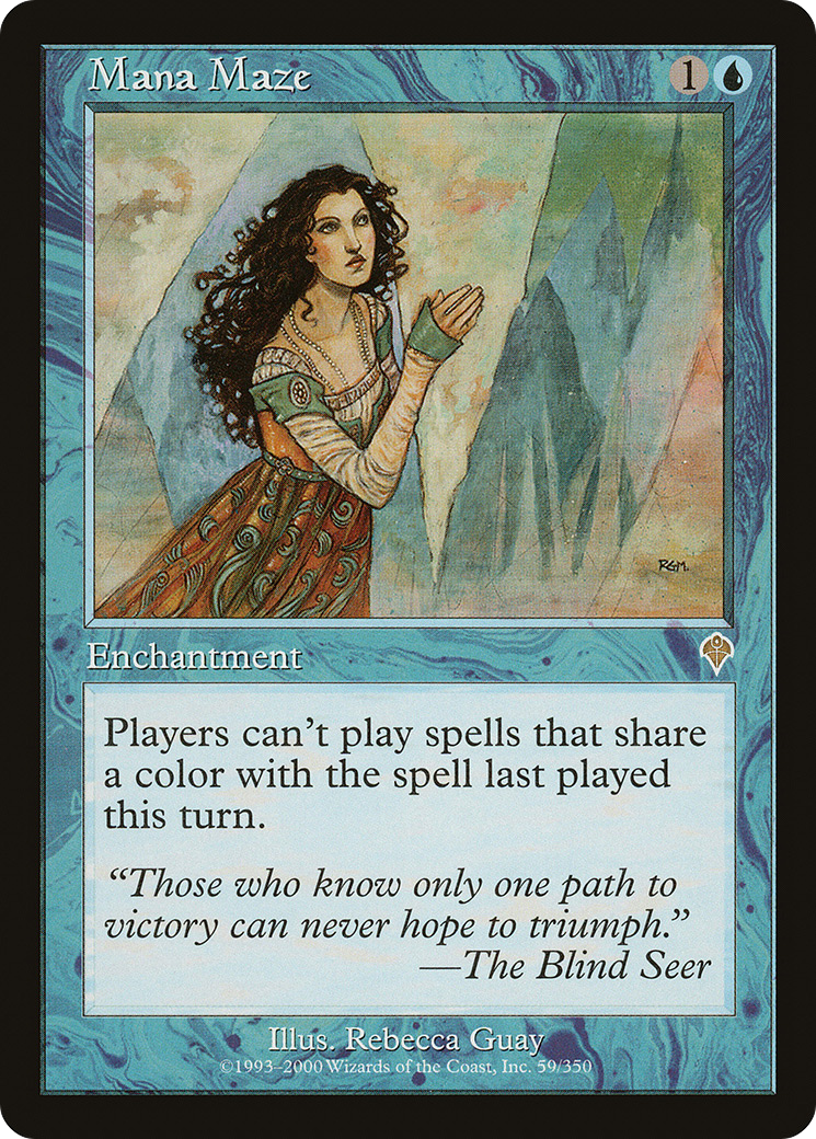 Image of Mana Maze (INV-059) - Invasion Foil