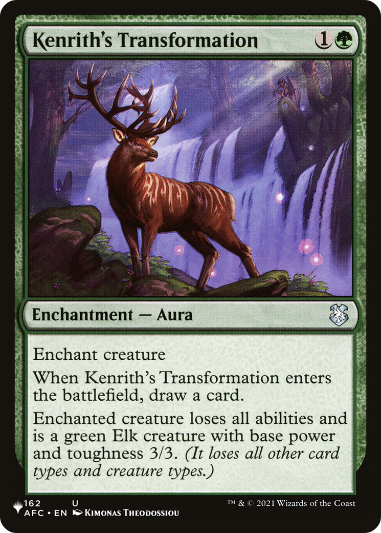 Image of Kenrith's Transformation (LIST-AFC-162) - The List