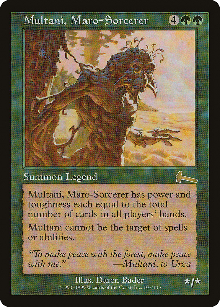 Image of Multani, Maro-Sorcerer (ULG-107) - Urza's Legacy Foil