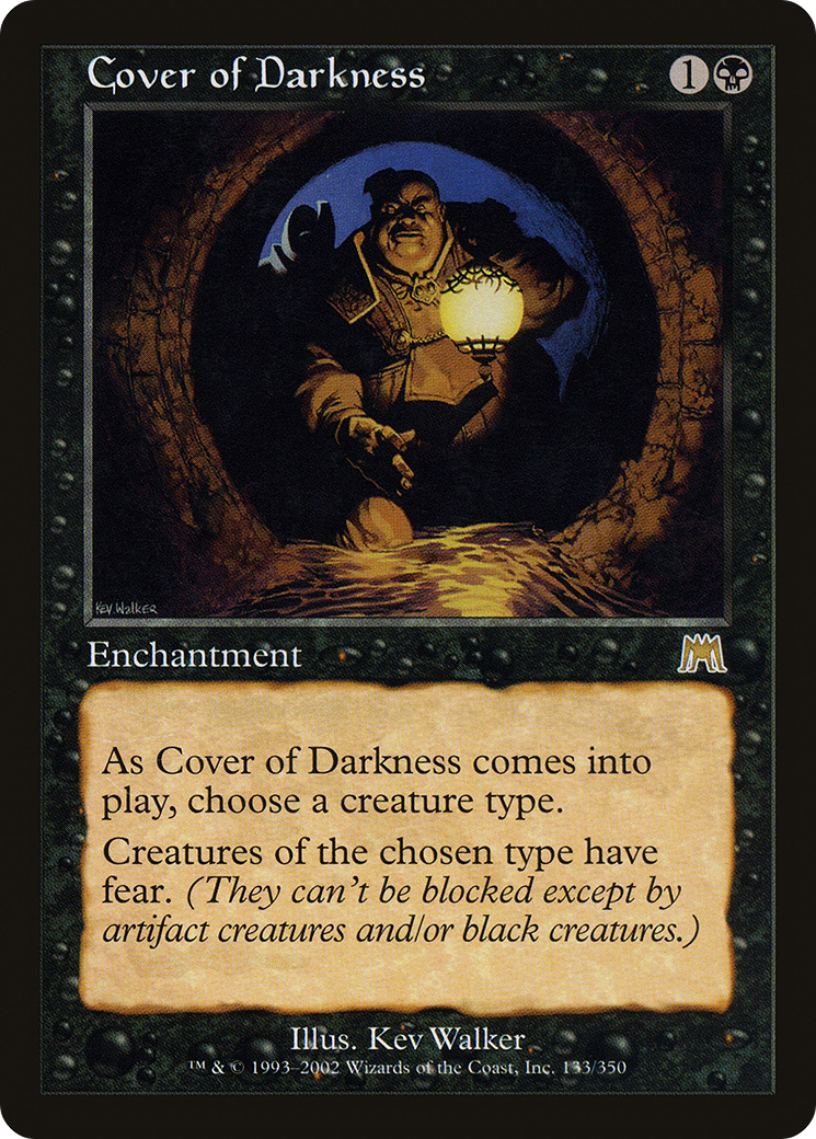 Image of Cover of Darkness (ONS-133) - Onslaught Foil