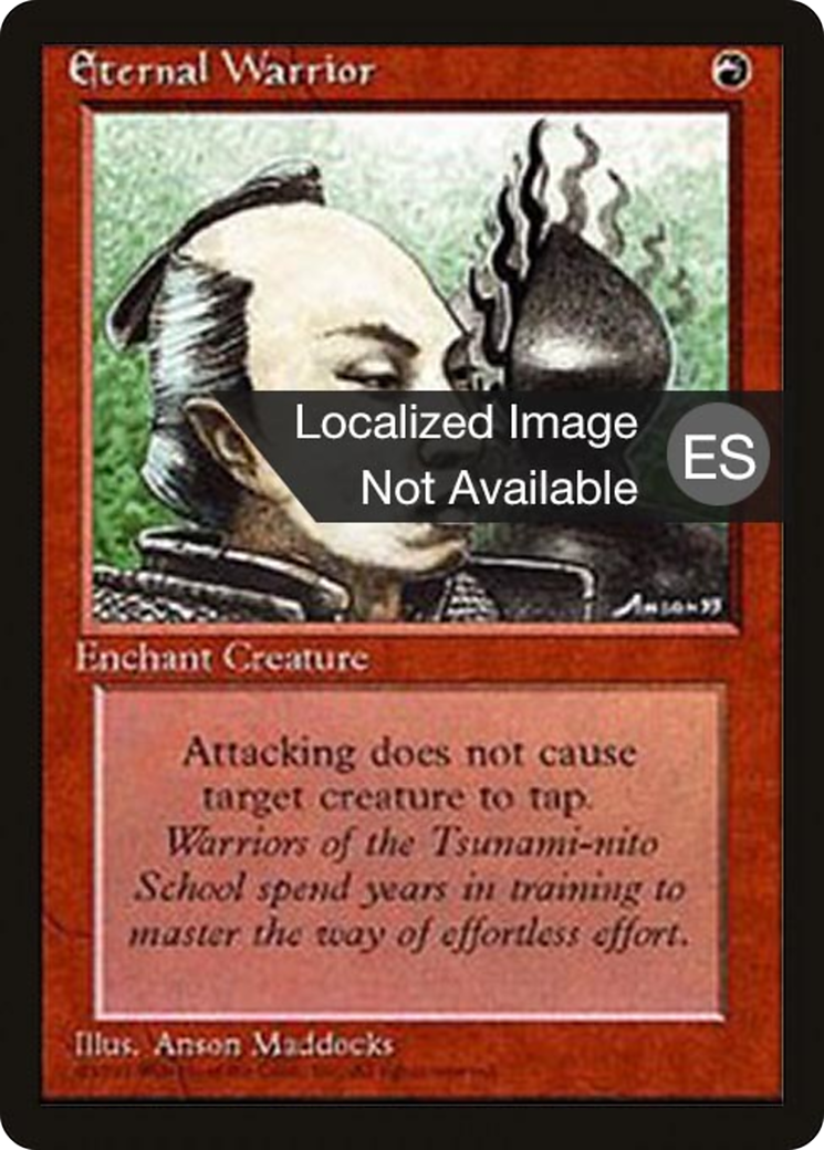 Image of Eternal Warrior (4BB-) - Fourth Edition Foreign Black Border