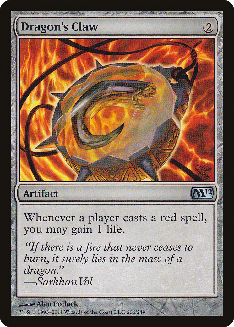 Image of Dragon's Claw (M12-206) - Magic 2012