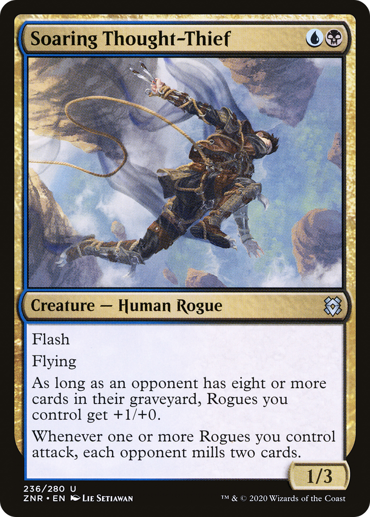 Image of Soaring Thought-Thief (ZNR-236) - Zendikar Rising Foil