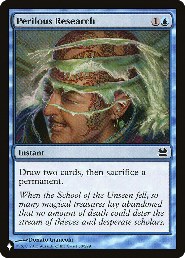 Image of Perilous Research (LIST-MMA-58) - The List