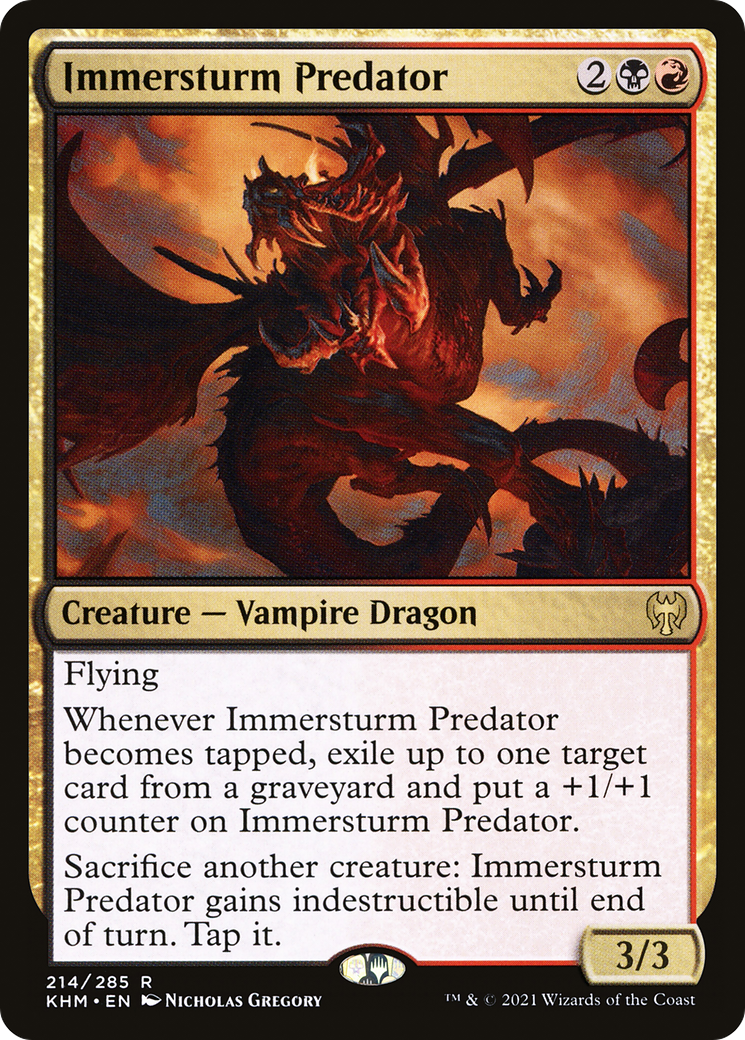Image of Immersturm Predator (KHM-214) - Kaldheim