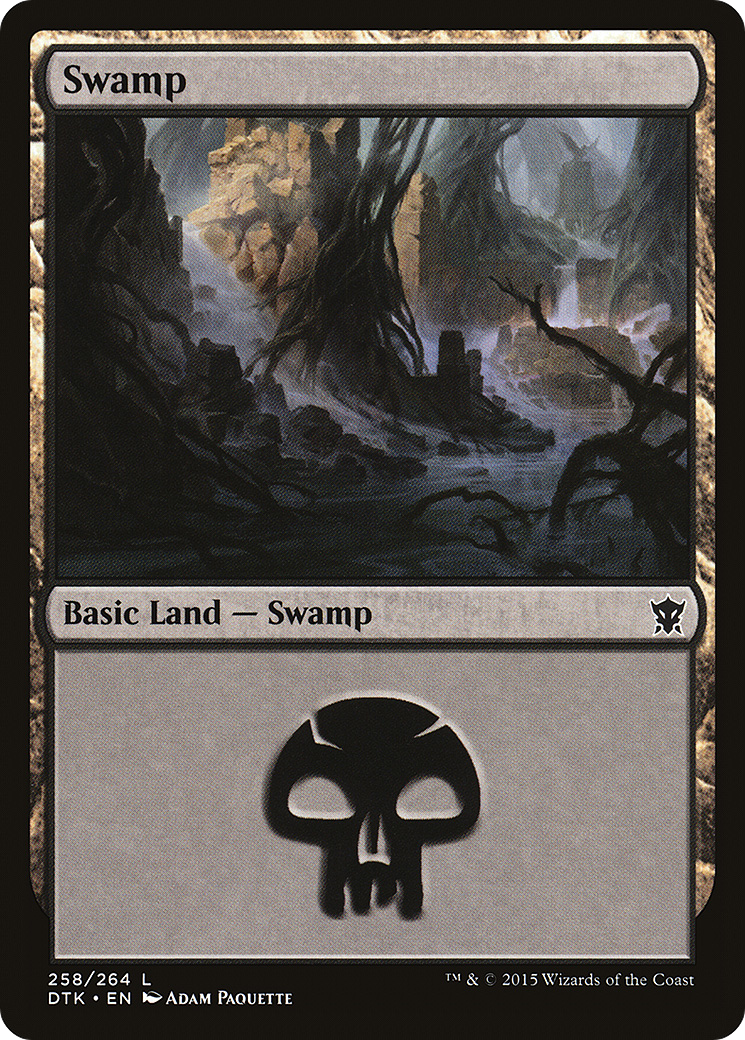 Image of Swamp (258) (DTK-258) - Dragons of Tarkir