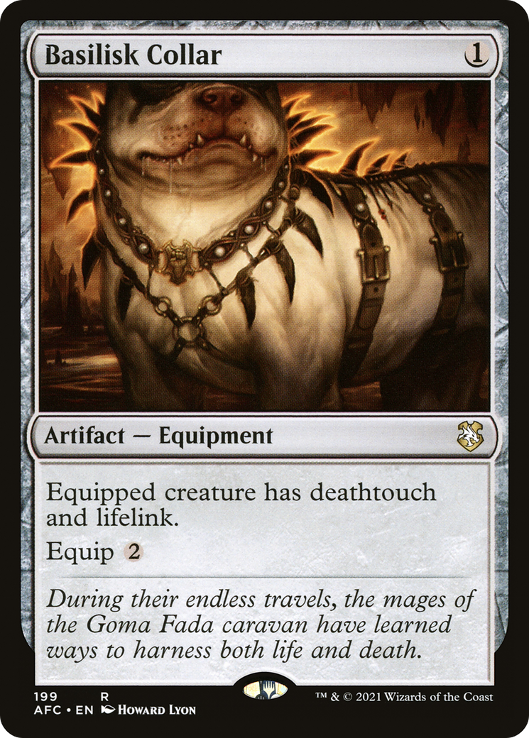 Image of Basilisk Collar (AFC-199) - Forgotten Realms Commander