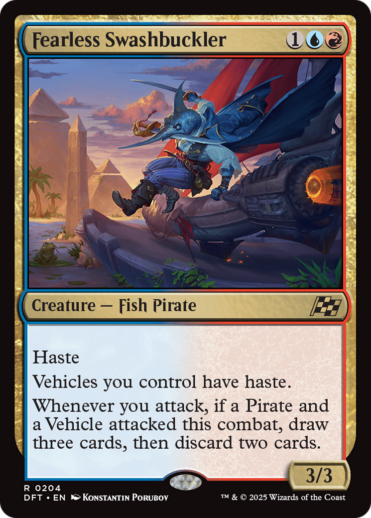 Image of Fearless Swashbuckler (DFT-204) - Aetherdrift