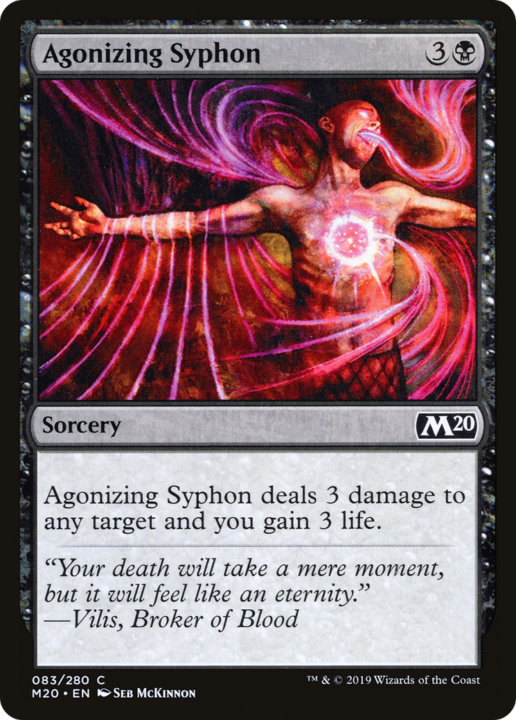 Image of Agonizing Syphon (M20-083) - Core Set 2020 Foil