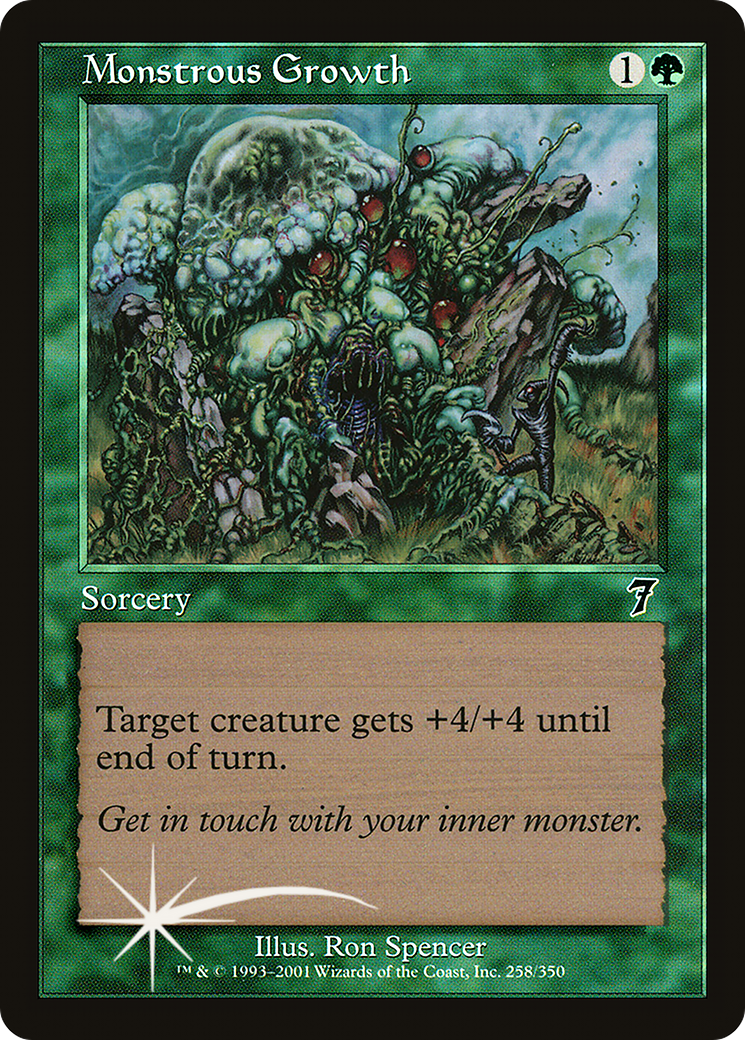 Image of Monstrous Growth (7ED-258) - 7th Edition