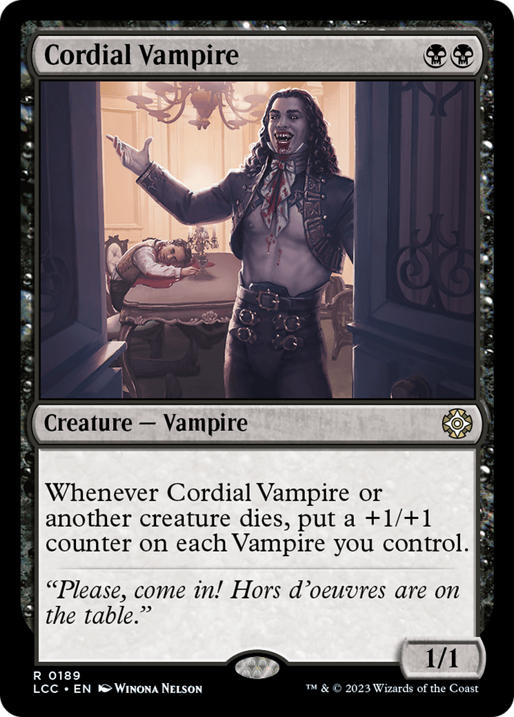 Image of Cordial Vampire (LCC-189) - The Lost Caverns of Ixalan Commander