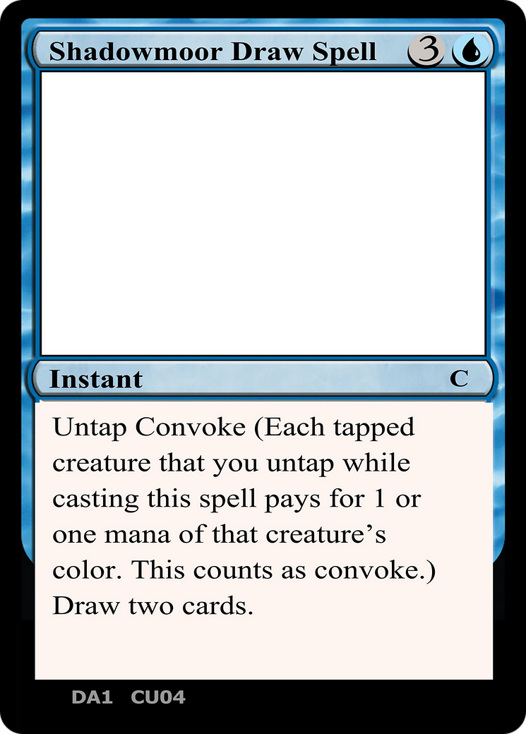Image of Shadowmoor Draw Spell (UNK-CU04B) - Unknown Event