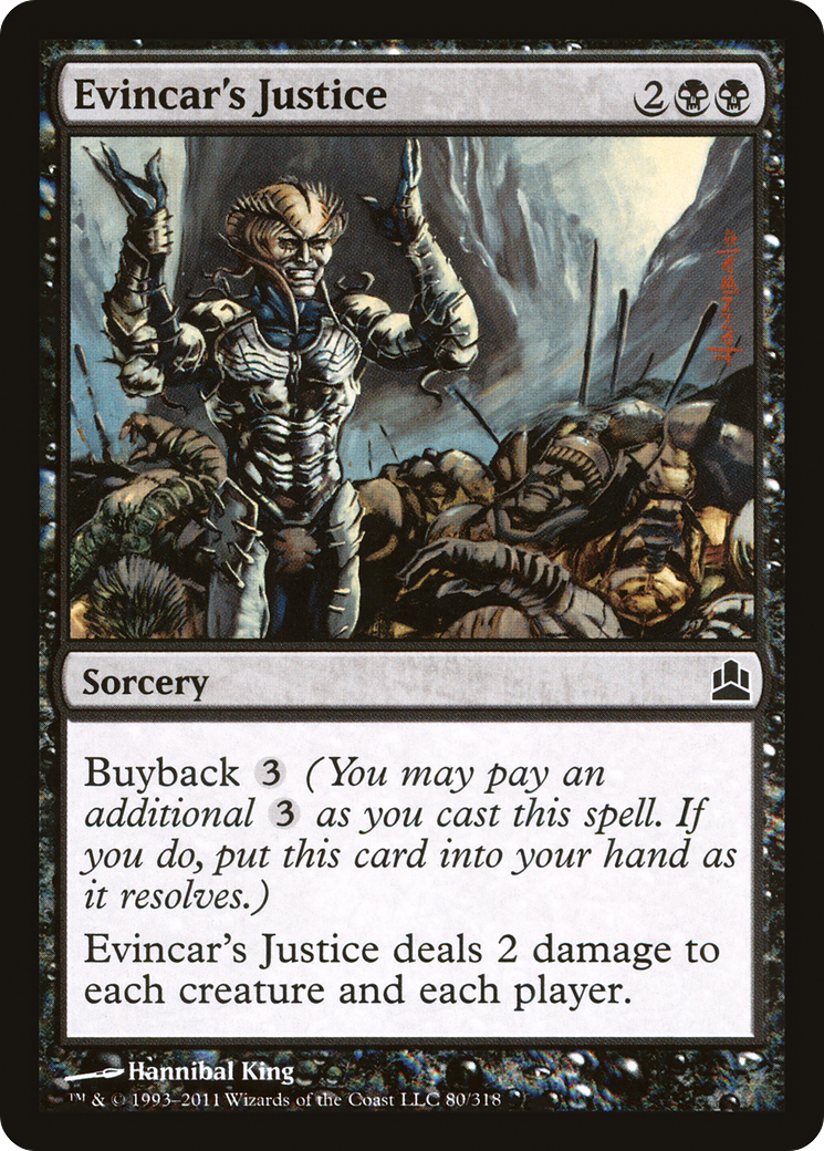 Image of Evincar's Justice (CMD-080) - Commander 2011