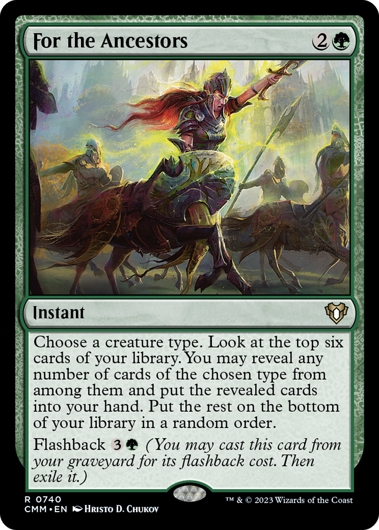 Image of For the Ancestors (CMM-740) - Commander Masters