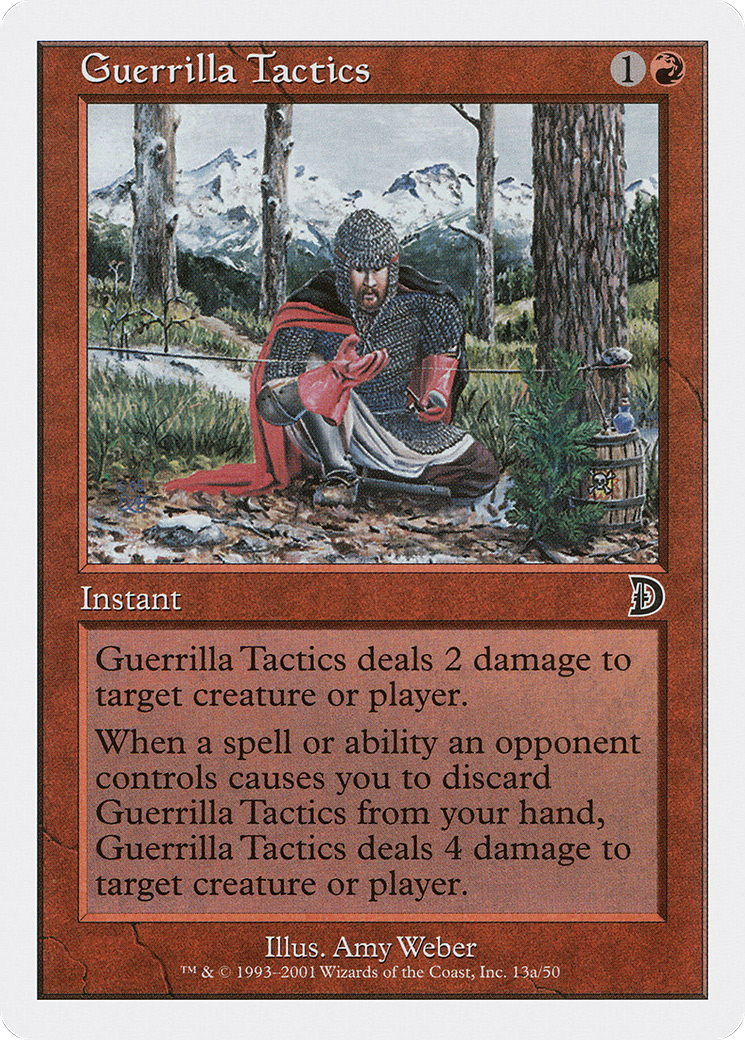 Image of Guerrilla Tactics (13a) (DKM-13A) - Deckmasters