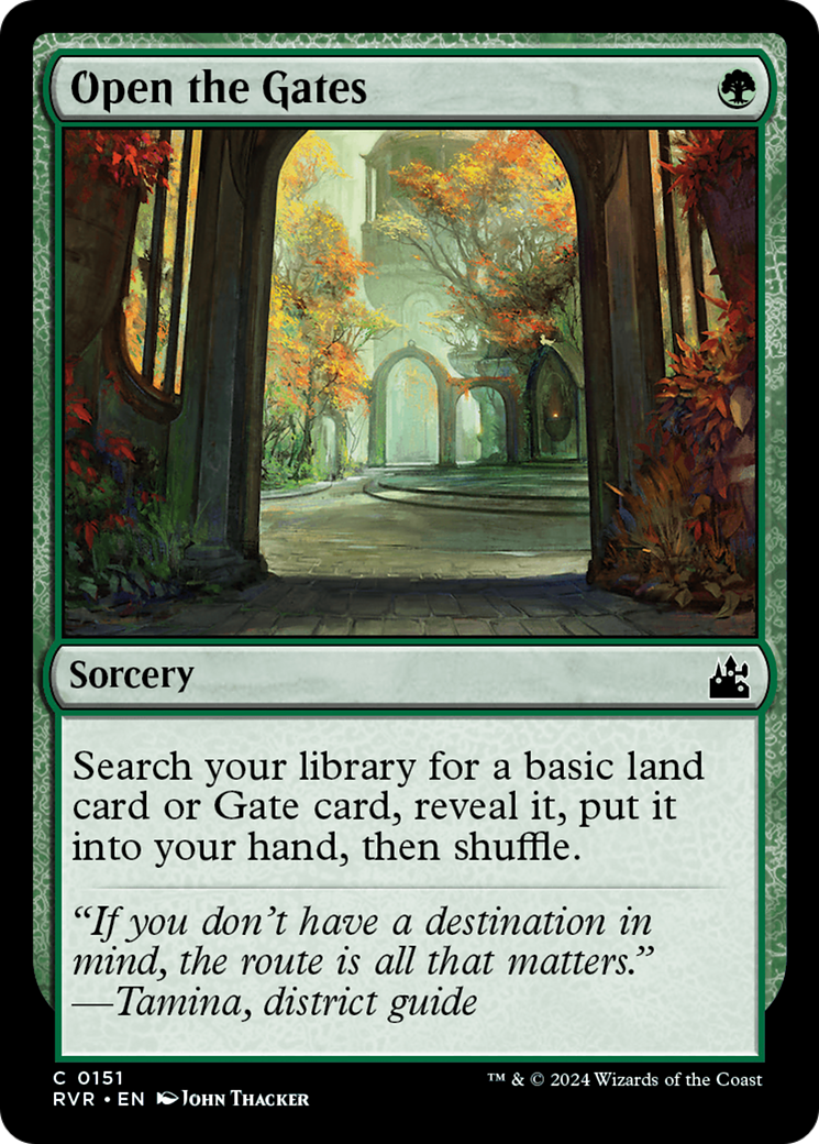Image of Open the Gates (RVR-151) - Ravnica Remastered