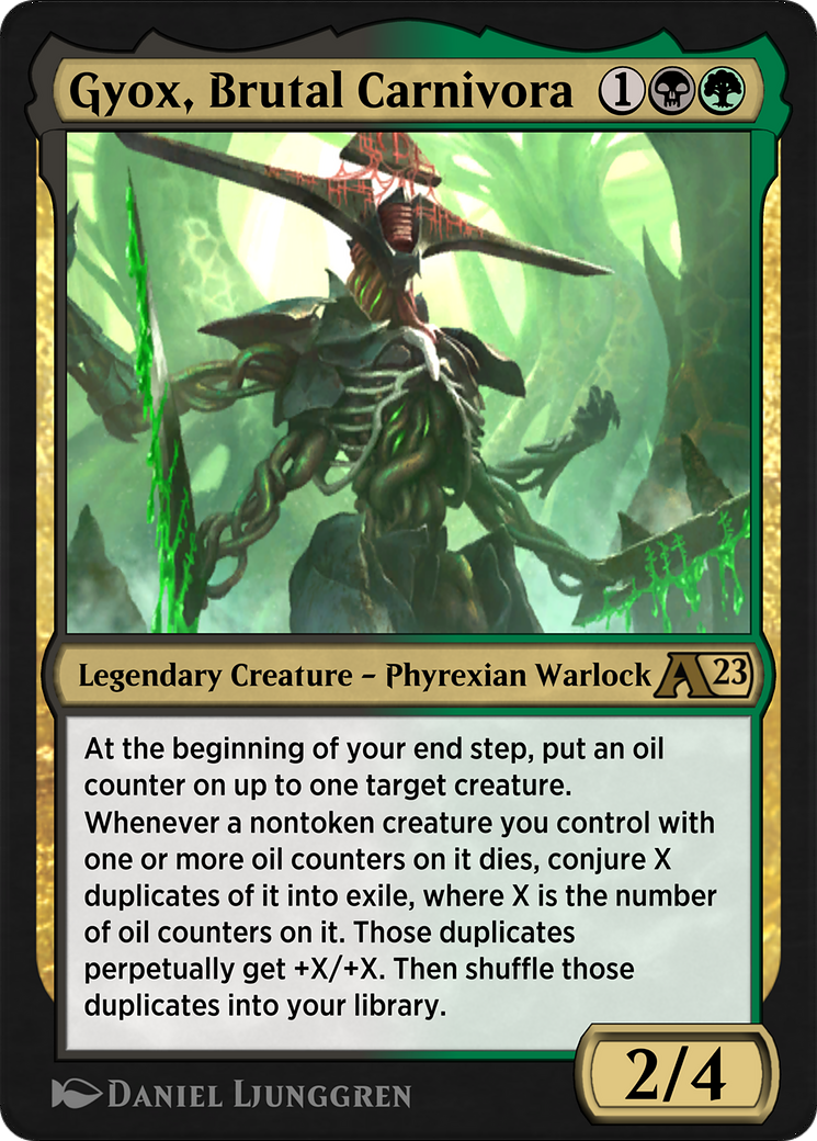 Image of Gyox, Brutal Carnivora (YONE-022) - Alchemy: Phyrexia