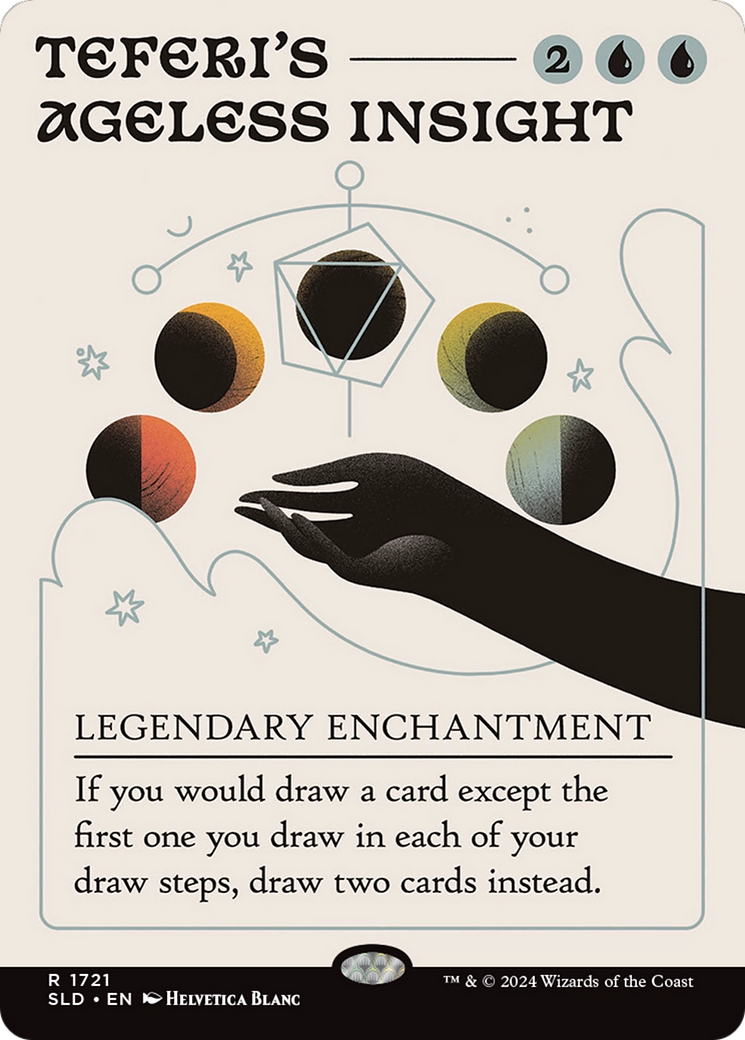 Image of Teferi's Ageless Insight (SLD-1721) - Secret Lair Drop (Borderless)