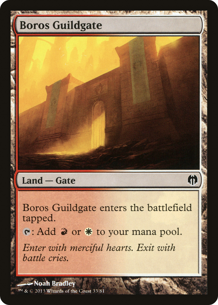 Image of Boros Guildgate (DDL-033) - Duel Decks: Heroes vs. Monsters