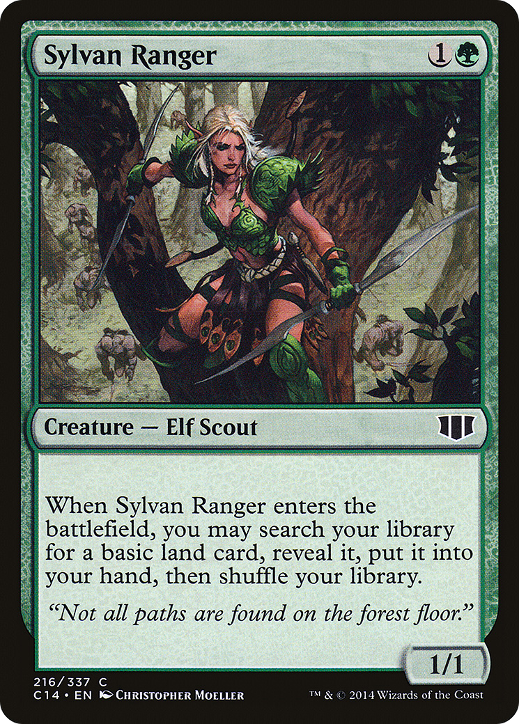 Image of Sylvan Ranger (C14-216) - Commander 2014