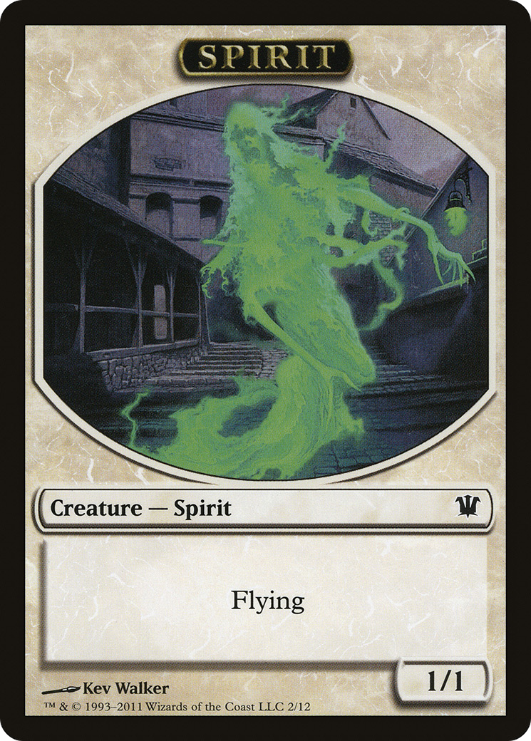Image of Spirit Token (ISD-) - Innistrad Tokens