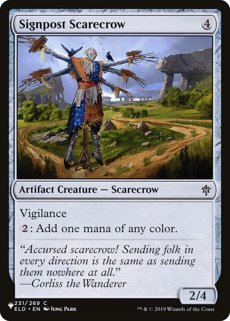 Image of Signpost Scarecrow (LIST-ELD-231) - The List