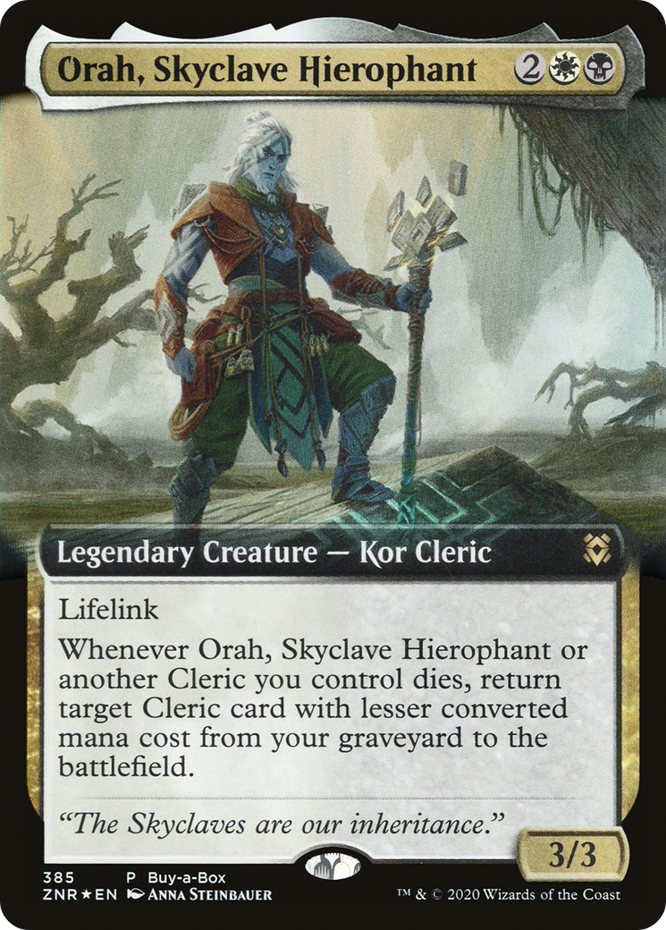 Image of Orah, Skyclave Hierophant (BABP-385) - Zendikar Rising: (Extended Art) Foil