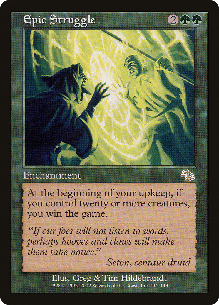 Image of Epic Struggle (JUD-112) - Judgment