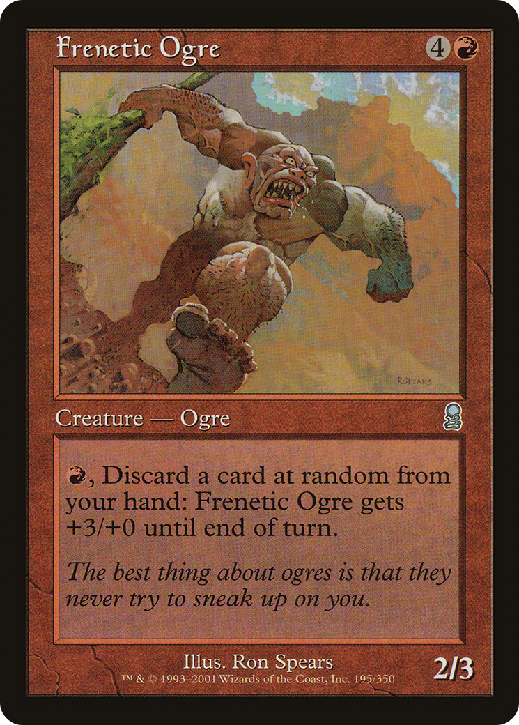 Image of Frenetic Ogre (ODY-195) - Odyssey Foil