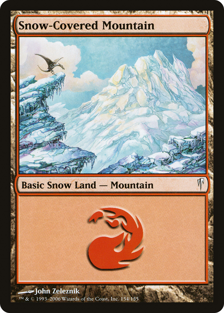 Image of Snow-Covered Mountain (CSP-154) - Coldsnap Foil