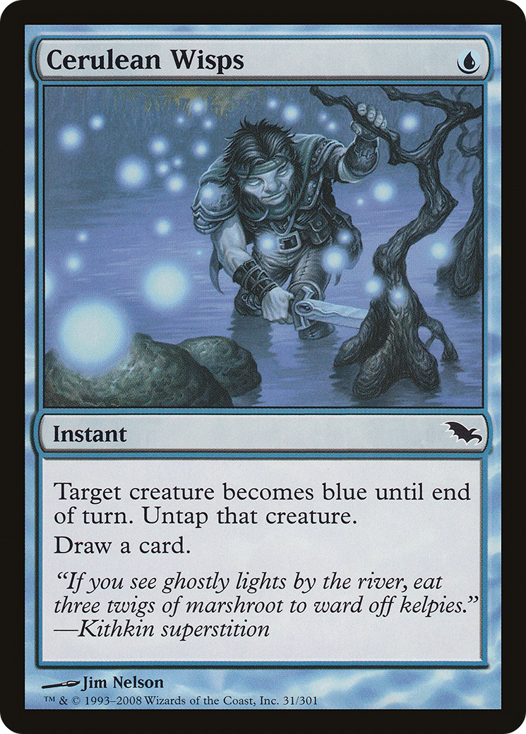 Image of Cerulean Wisps (SHM-031) - Shadowmoor