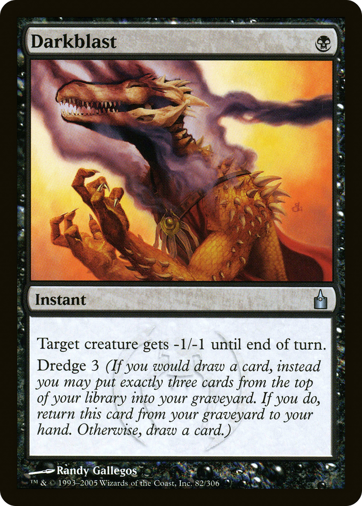 Image of Darkblast (RAV-082) - Ravnica: City of Guilds Foil